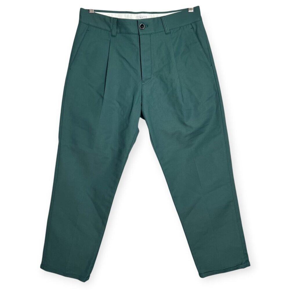 NEW PT Torino PT01 FORWARD Nylon Cotton 1 Pleat Pants 05 SIZE 34 x 26 NWT